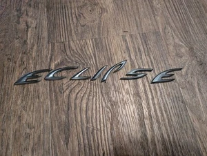 OEM 2006-2012 Mitsubishi Eclipse Rear Bumper Trunk Emblem Badge Letters - Picture 1 of 4