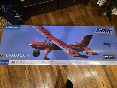 Avión RC E-FLITE DRACO 2,0 m Smart BNF Basic AS3X-SAFE Select (Nuevo en caja abierta) Foto 1 de 4