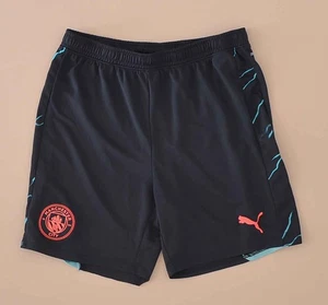 MANCHESTER CITY 2023/2024 THIRD FOOTBALL SHORTS PUMA SIZE M ADULT - Picture 1 of 8