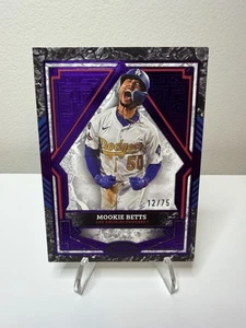 2025 Topps Tier One - #64 Mookie Betts Purple Foil /75 - Bild 1 von 2