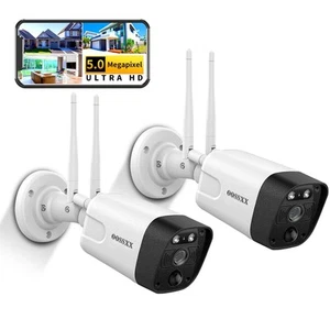 (2-Way Audio & 2-Antenna Enhance) 5MP Outdoor Wireless Security Camera System... - Picture 1 of 9