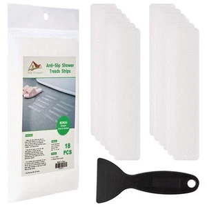 Non Slip Bathtub Strips 18 PCS Larger Adhesive Anti Slip Shower Stickers for ... - Picture 1 of 8