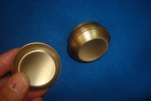 2 Stück KIRSCH Designer Metall Rao Endstücke für 1 3/8" Stange 1831886 Bronze gebürstet - Bild 1 von 5