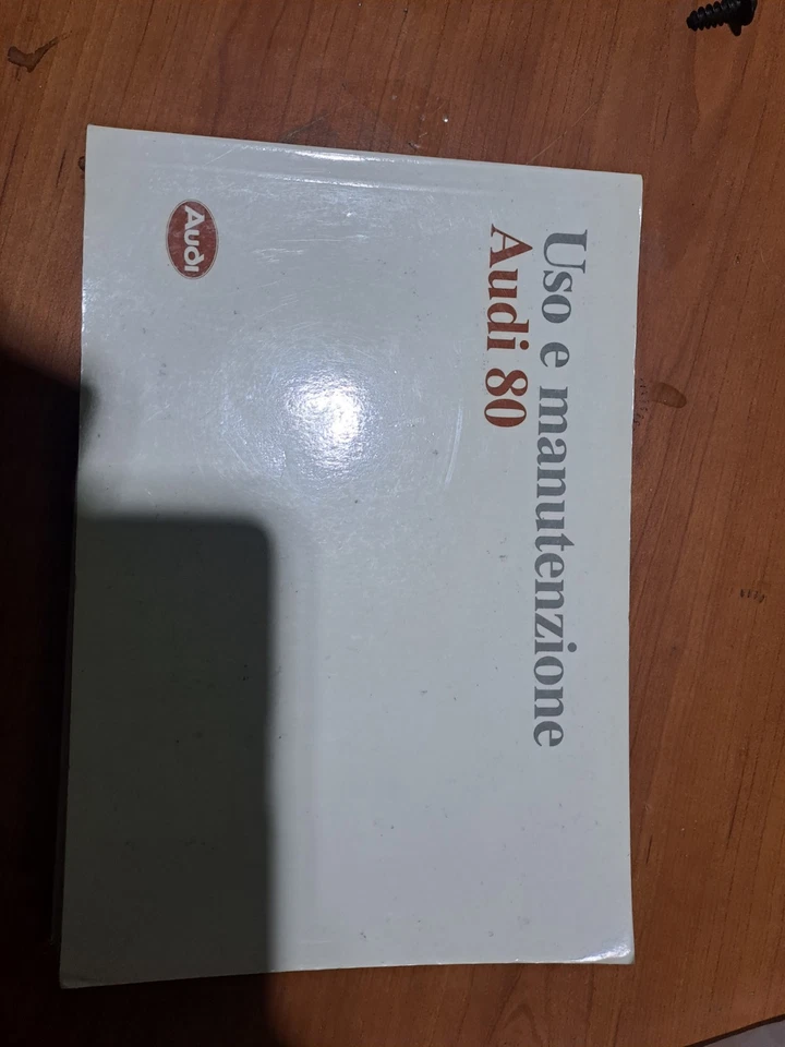LIBRETTO USO E MANUTENZIONE AUDI 80 - Immagine 1 di 4