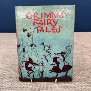 ANTIQUE HARDBACK BROTHERS GRIMMS FAIRY TALES CHILDREN BOOK ILLUSTRATED VINTAGE - Picture 1 of 10