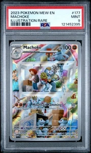 Tarjeta Pokémon Machoke IR 177/165 Escarlata y Violeta 151 2023 PSA 9 COMO NUEVA - Imagen 1 de 2