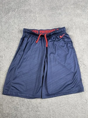 Pantalones Cortos Atléticos Nike New England Patriots Para Hombre Grandes M Azul Dri Fit NFL Fútbol Foto 1 de 4