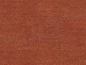 NOCH 56610 Pista H0 Placa de cartón 3D “Klinker” Rojo, 25 x 12,5 cm - Imagen 1 de 5