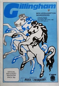 Gillingham v Wolverhampton Wanderers 1985-86 - Division 3 - 19 April 1986 - Picture 1 of 1