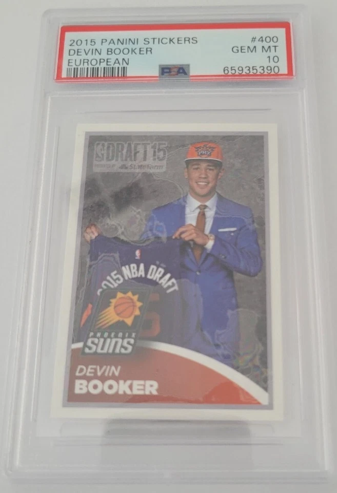  Pegatinas Panini Devin Booker 2015-16 NBA #400 novato radiocontrol europeas RARAS  Foto 1 de 2