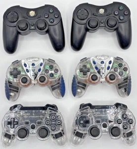 Lot of 6 Pelican, Intec, Afterglow, Wireless Controllers PS3 No Dongles UNTESTED - Picture 1 of 2