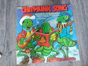 The Chipmunk Song Alvin’s Harmonica 8210 Christmas Songs Record LP Vintage. - Picture 1 of 6