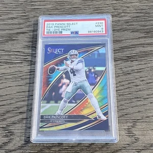 2019 Panini Select Dak Prescott Tie Dye Prizm /25 PSA 9 #230 Field Level - Picture 1 of 2