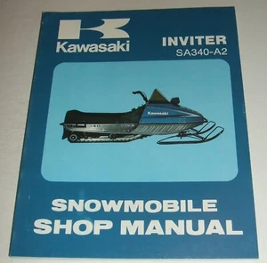 Kawasaki 1978 Inviter 340 Service Manual Repair Shop Sa340 - Bild 1 von 4