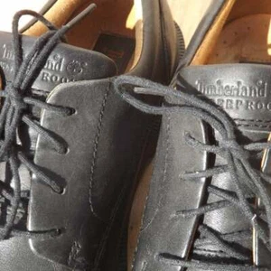 Size 9 Vintage Timberland Castlewood Men Black Casual Work Oxford Shoes - Picture 1 of 12