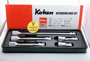 KOKEN PK4763/5 Wobble-Fix Extension Bar 1/2 Inch Set of 5 with ABS tray - Picture 1 of 19