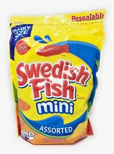 Mini Assorted Swedish Fish, 1.8 Pound Bag (2 PACKS) FREE SHIPPING - Picture 1 of 2