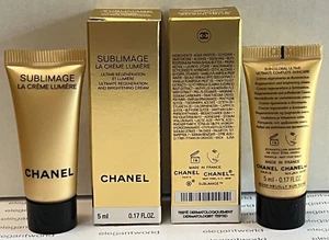 2 X Chanel Sublimage LA CREME LUMIERE Ultimate Regeneration & Brightening Cream - Picture 1 of 1