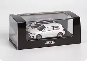 ZOOM 1/64 Scale Volkswagen Golf VII R White Diecast Car Model Toy Gift - Picture 1 of 6