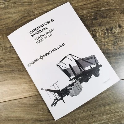 New Holland 1000 1010 Bale Wagon Stackliner Operadores Manual Propietarios Libro Nh Foto 1 de 4