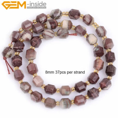 Cuentas sueltas facetadas de bicono de piedra preciosa natural para hacer joyas 6mm 8mm 10mm 12mm Foto 1 de 4