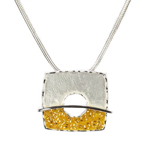 Collier mit gelben Steinen - Bild 1 von 2