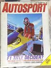 Autosport Magazine 3 October 1985 GP Of Europe Guide Sanremo Rally Zolder ETC