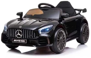 Macchina Elettrica per Bambini 12V con Licenza Mercedes GTR Small AMG Nera - Foto 1 di 10