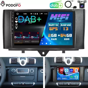 DAB+ Für Smart Fortwo 451 2010-2015 Android 13 2+64GB Autoradio GPS Navi CarPlay - Bild 1 von 21