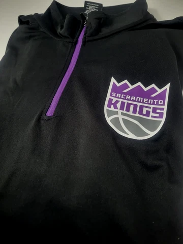 Sacramento Kings NBA Men M Half Zip Pullover Cover