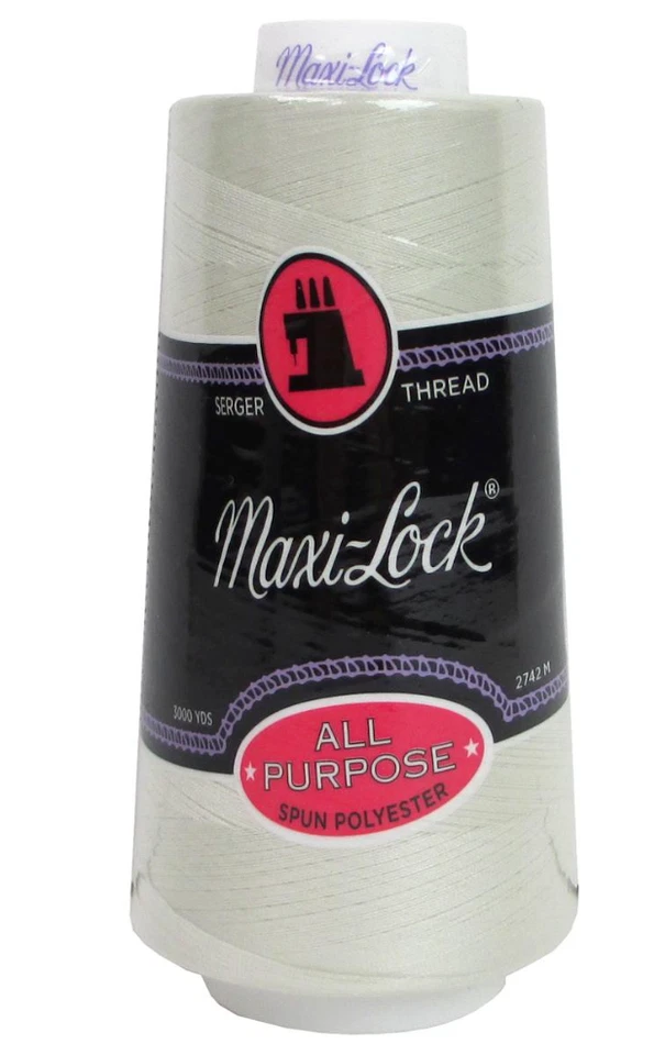 Maxi-Lock ~ Serger Thread - Pearl, 3000 yd - Image 1 of 1