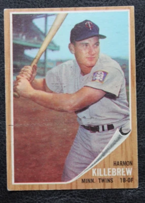 Harmon Killebrew 1962 Topps #70 HOF combine shipping - Image 1 of 2