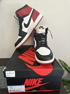 Nike Air Jordan 1 High Black Toe 2013 #555088-184 Size 13 - Picture 1 of 10