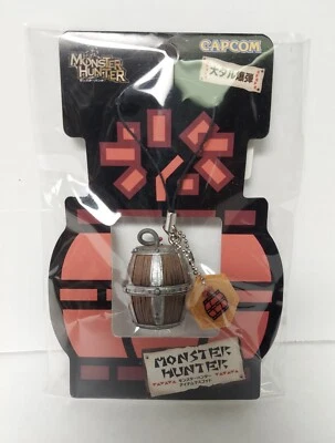 MONSTER HUNTER Item Mascot Large Barrel Bomb Keychain Capcom - Image 1 of 3