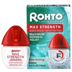 Rohto Max Strength GOTAS REFRESCANTES PARA LOS OJOS Alivio del enrojecimiento de acción rápida | Lubricante - Imagen 1 de 7