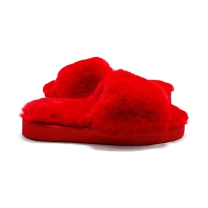 I.N.C. International Concepts Women's Yuri Faux Fur Open Toe Slippers - Picture 1 of 19