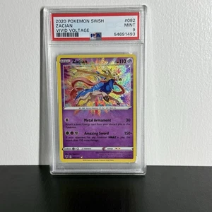 2020 Pokémon Zacian Amazing Rare PSA 9 – Vivid Voltage #082/185 Mint - Picture 1 of 3