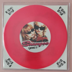 SHAMPOO – UK 1994*PINK Vinyl*PVC-Sleeve 7"+Insert: Trouble/We Don't Care.FOOD 51 - Picture 1 of 6