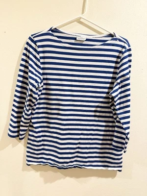 marimekko Striped Tee Shirt Top Large  - Image 1 of 4