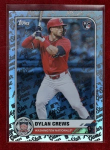 DYLAN CREWS 2025 TOPPS ALL-STAR GAME RAINBOW FOIL RC WASHINGTON NATIONALS - Picture 1 of 2