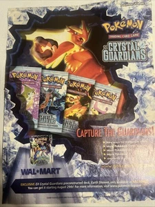 2006 Pokémon Crystal Guardians Trading Card Game Advertisement - Picture 1 of 13