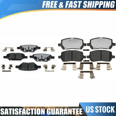 Juego de 2 juegos de pastillas de freno delanteras traseras para Chevrolet Cobalt 2005 2006 2007 2008 Foto 1 de 4