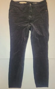 Pilcro and the Letterpress Size 28 Petite High Rise Skinny Gray Corduroy Pants - Picture 1 of 12