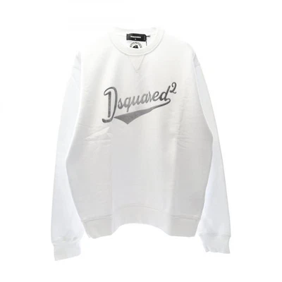 DSQUARED2 Sweat S74GU0849S25516100L algodón blanco talla L NUEVO para hombre - Imagen 1 de 4