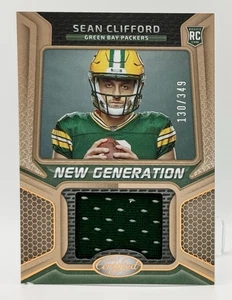 2023 Certified New Generation Bronze Sean Clifford RC Patch 130/349 Packers - Picture 1 of 2
