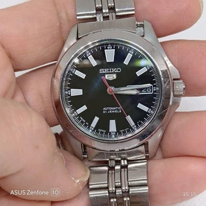 Orologio Uomo SEIKO 5 Automatico 21 Jewels Schienale Scheletro Funzionante - Foto 1 di 6