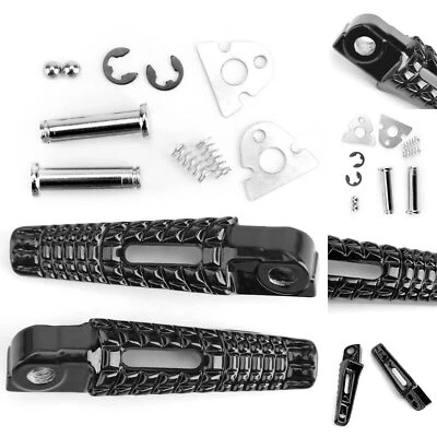 Rear Foot Peg Footrest For Suzuki GSXR600 GSXR750 06-14 GSXR1000 2005-14 Black Foto 1 de 4