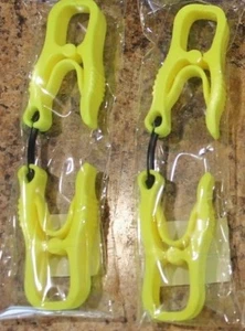 2 CONDOR Clip per Guanti in Poliossimetilene con Doppia Clip - Foto 1 di 1