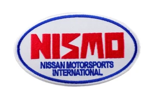 NISSAN NISMO EMROIDERED PATCH IRON/SEW ON 4-1/2" x 2-3/4" MOTORSPORTS, IMSA, GT - Bild 1 von 2