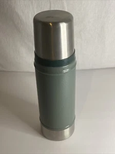Stanley Insulated Green & Silver 16oz / .5 Liter Thermos - Picture 1 of 9